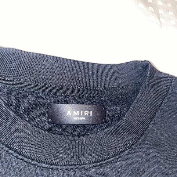 AMIRI Black All Love Edition Sweatshirt Crew Neck Size M Unisex - Picture 7 of 15